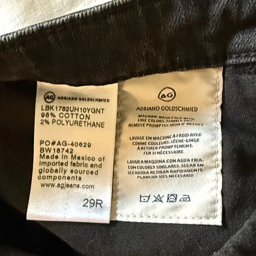 AG The Isabelle High Rise Straight Crop Jeans - Picture 6 of 8